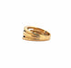 Bague 55 Bague or jaune saphir ovale et diamants 58 Facettes