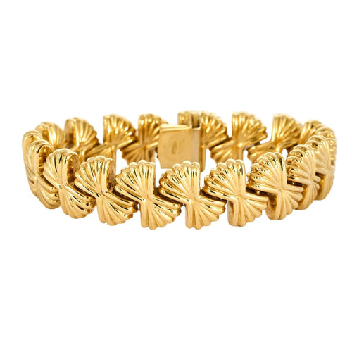 Bracelet Bracelet or jaune motif noeuds 58 Facettes PAL3001