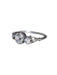 Ring 53 Art Deco ring, platinum and diamonds 58 Facettes