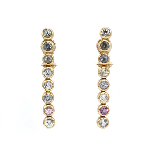 Boucles d'oreilles Clip Or jaune & Saphirs - C.BUCHERER 58 Facettes 250352R