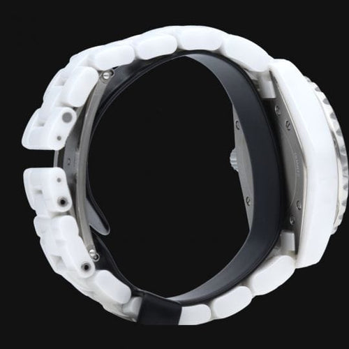 Montre Montre Chanel J12 33 mm Blanc Fantôme 58 Facettes MT41313