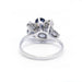 Bague 56 Bague or blanc, saphirs, diamants 58 Facettes 150325R