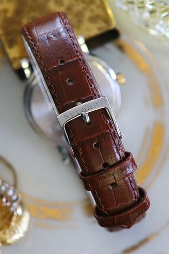 BULGARI - Montre Bulgari Or & Acier – Référence BB-33 SGL