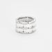 Bague 55 CHANEL - Bague Ultra en or blanc, céramique blanche et diamants 58 Facettes