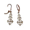 Boucles d'oreilles BOUCLES D'OREILLES ART NOUVEAU DIAMANTS 58 Facettes A2546