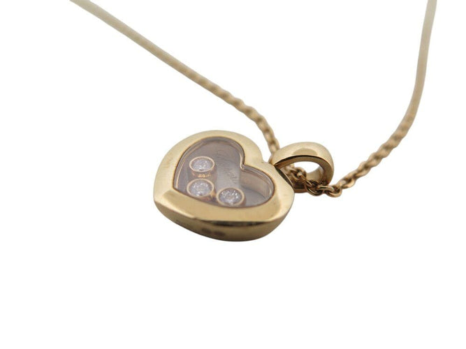 Collier collier CHOPARD happy  icons 79a611-0001 42cm or 3 diamants 58 Facettes 268630