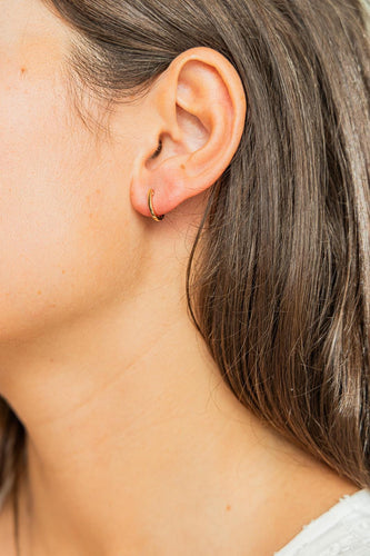 Boucles d'oreilles Ginette NY Boucles d'oreilles Créoles Hoop Or rose 58 Facettes 2678577CN