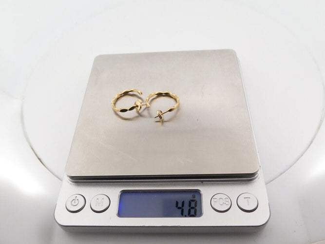 Boucles d'oreilles boucles d'oreilles ARTHUS BERTRAND creoles elisa pm or 18k s 58 Facettes 267348