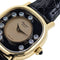 Montre Chopard Happy Diamonds Onyx Dial 18k Gold 10 Diamonds 5089 5 Cushion Coussin Jewelry 58 Facettes