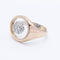 Bague 54 Bague bicolore en or rose et diamants 58 Facettes N102902