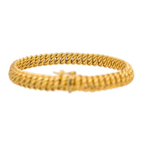 Bracelet Bracelet Maille américaine Or jaune 58 Facettes 4687307CN