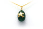 Pendentif Pendentif contemporain en or jaune serti d'une aventurine 58 Facettes B203