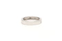 Bague contemporaine en or blanc 18 carats sertie de diamants