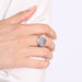 Bague 52 CHOPARD - Bague Happy Spirit or blanc et diamant 58 Facettes 103707