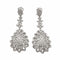 Boucles d'oreilles Boucles d'oreilles or blanc & diamants 58 Facettes