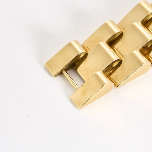 Bracelet Bracelet Tank en or jaune 58 Facettes VIL0940