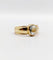 Bague 49 Bague jonc vintage or jaune 18k aigue marine de 0,70 carats 58 Facettes A06182