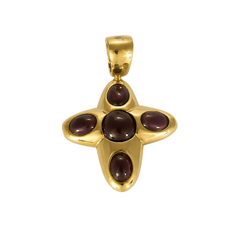 Pendentif Pendant en Or jaune 18k Tourmaline 58 Facettes ORA0004