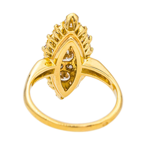 Bague 52 Bague Marquise Or jaune Diamant 58 Facettes 3904854CN