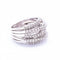 Bague 54 Bague Or blanc Diamants 58 Facettes D360368CS