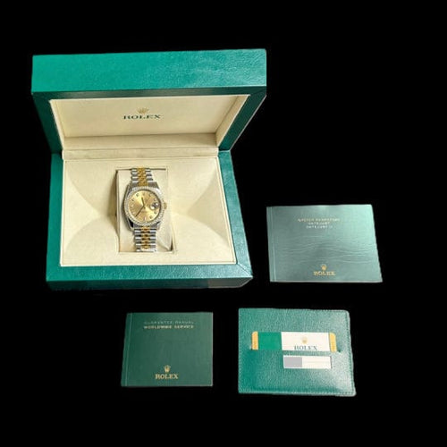 Montre Rolex Montre Date Just Or Jaune 18K / Acier Lady 58 Facettes MT44089