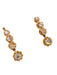 Old sleeper earrings, in 18k gold and diamonds 58 Facettes