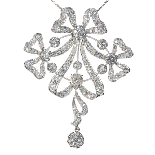 Belle Époque Ribbon Bow: Convertible Diamond Jewel