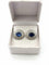 2021 P - Orecchini con zaffiri e diamanti en or blanc 18k 58 Facettes