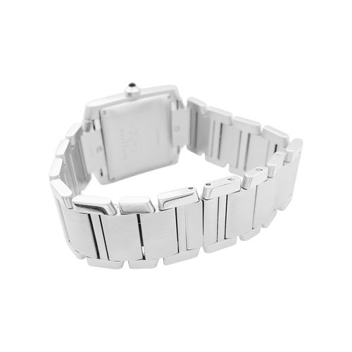 Montre Montre Cartier, "Tank Française", acier. 58 Facettes 34714