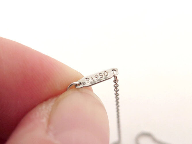 Collier collier TIFFANY & CO victoria fleur diamants 0.32ct platine 58 Facettes 271712