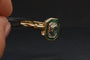 Bague 53 Gold Emerald And Diamond Ring 58 Facettes