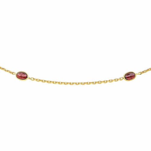 Collier Collier Or jaune Grenat 58 Facettes 4815597CN