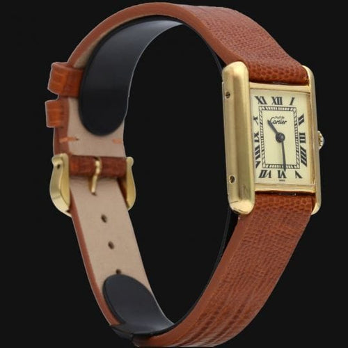Montre Cartier Montre Tank Vermeil 58 Facettes MT44891