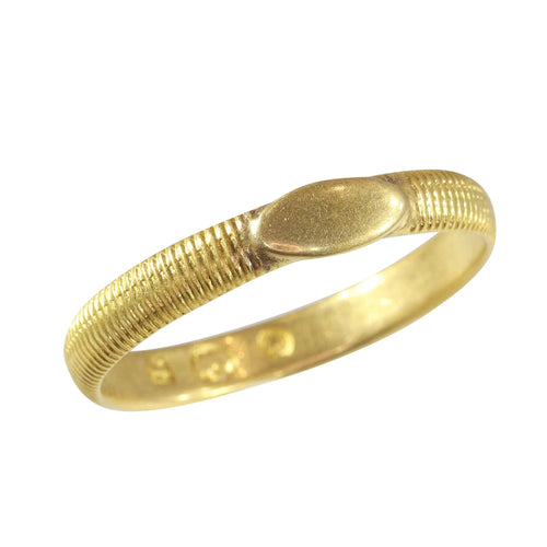 Alliance en or 18 carats, vers 1700 – Une bague au riche passé et aux promesses d'avenir