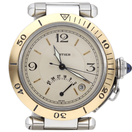 Montre Cartier Montre Pasha C 35Mm Champagne Automatique 58 Facettes MT44404