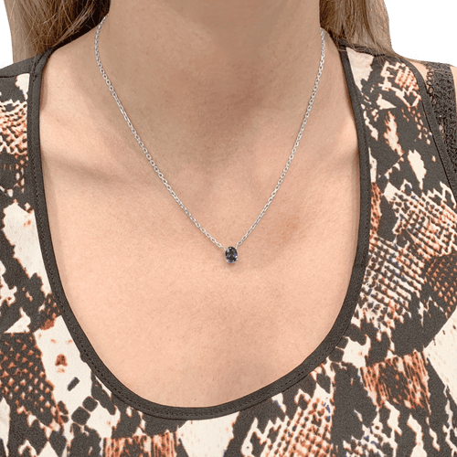 Collier Collier or blanc, saphir. 58 Facettes 34761