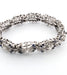 Bracelet Bracelet années 1950 en or blanc avec saphirs et diamants 58 Facettes