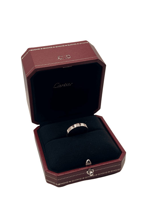 Bague Bague Love Cartier Or rose et diamant T58 58 Facettes