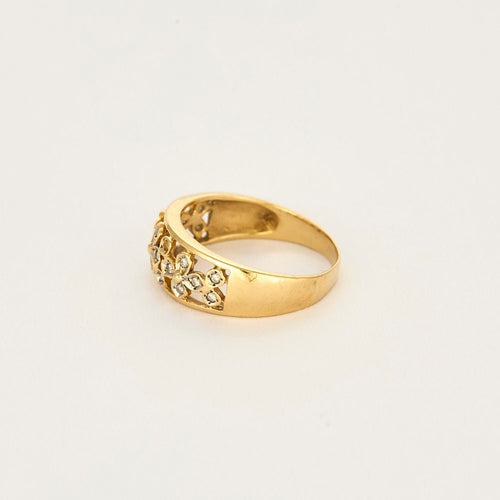 Bague 58 Bague en or jaune et diamants 58 Facettes LP1204/11