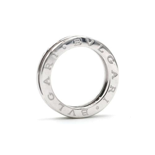 Bague 51 Bague Bulgari B.zero1 en or blanc, anneau simple 58 Facettes 8006