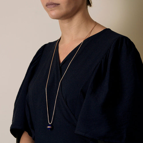 Collier PIAGET - Collier Possession or jaune lapiz lazuli 58 Facettes