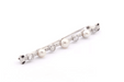 Broche Broche Art Déco en or blanc sertie de perles fines, d'onyx et de diamants 58 Facettes 21131