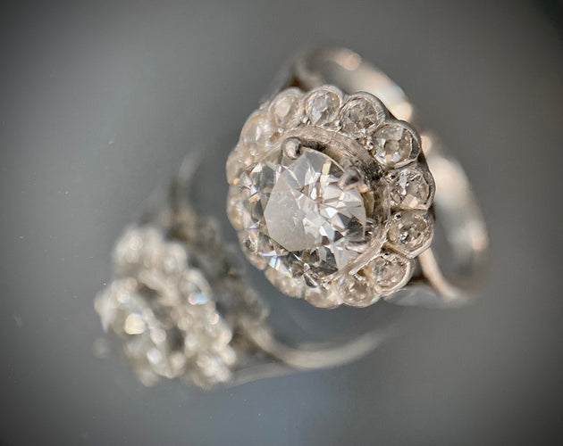 Bague 58 Bague marguerite 58 Facettes