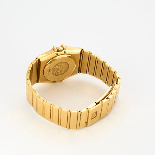 Montre OMEGA - Constellation -  Montre de dame or jaune, onyx et diamants 58 Facettes RL30