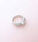 Bague 54 Bague Fleur or blanc diamants 58 Facettes AA 1654