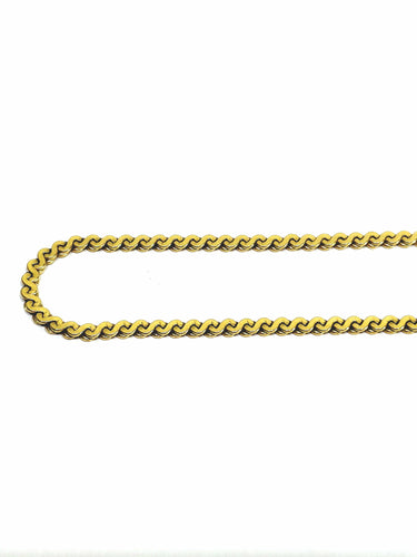 Collier Chaîne En Or mailles spirale 58 Facettes