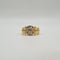 Bague 54 Bague or jaune 18 carats sertie de diamants 58 Facettes