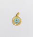 Pendentif AUGIS - Pendentif médaille d'amour or jaune  - L'Élégante Bleue ciel 58 Facettes J10798X000