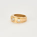 Bague 50 Bague jonc or jaune et diamants 58 Facettes GU79