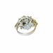 Bague Bague en platine avec diamants et saphirs 58 Facettes Q184B